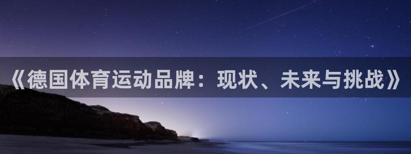 必一运动体育：《德国体育运动品牌：现状、未来与挑战》