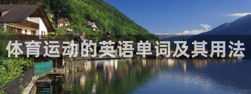 必一运动app：体育运动的英语单词及其用法